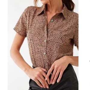 Cheetah Print Blouse